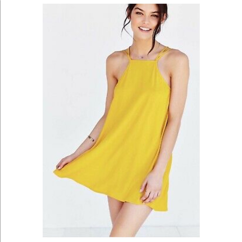 Yellow Slip dress